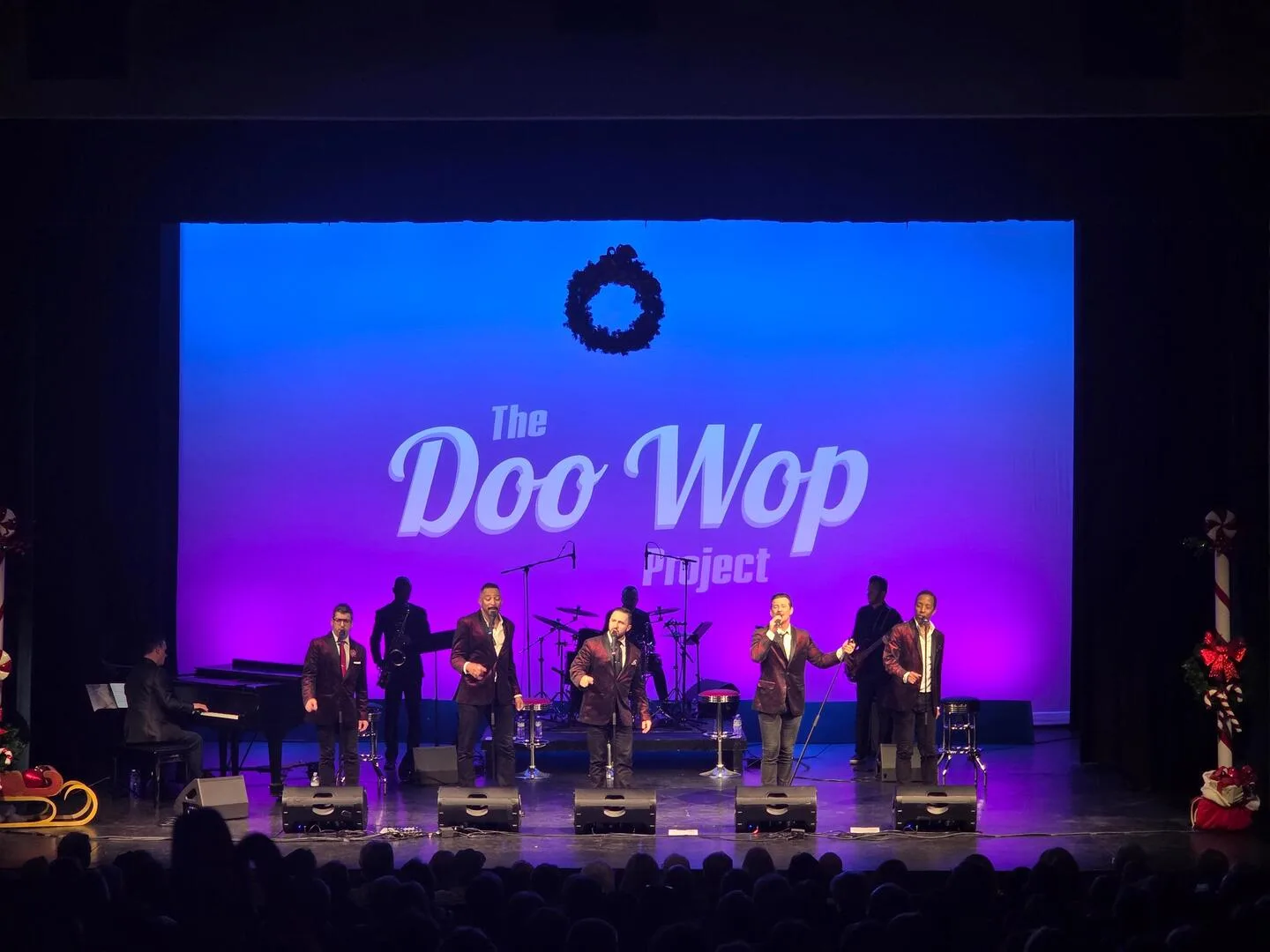 The Doo Wop Project stage lighting